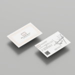 hair salon mirrorショップカード